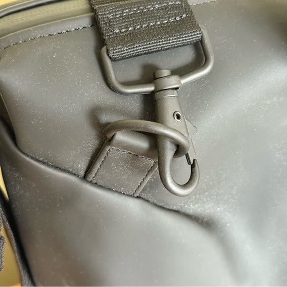 Rains Black Small Weekender Duffel Bag - Picture 6 of 16